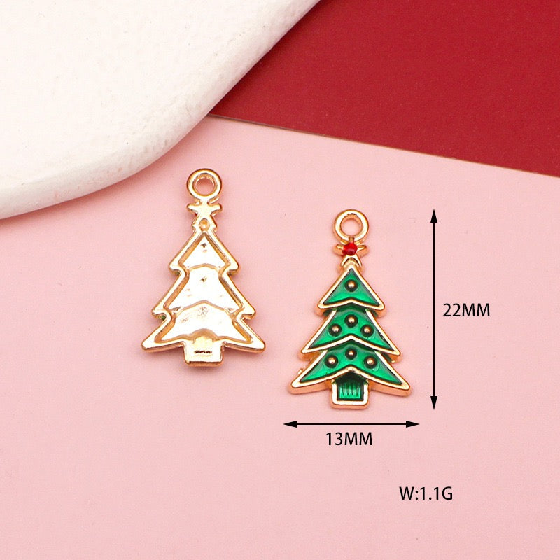 Festival Christmas Charms for Jewelry Making