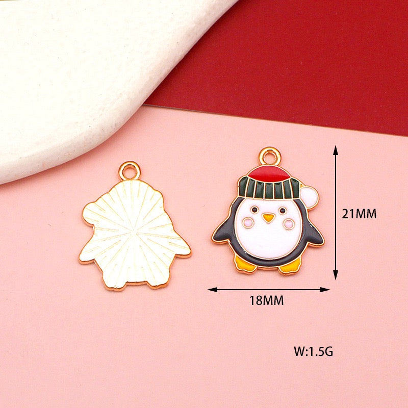 Festival Christmas Charms for Jewelry Making