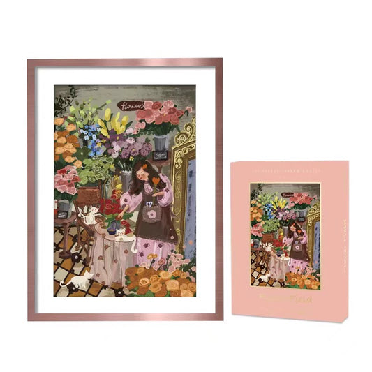 Flower Field 1000 Piece Jigsaw Puzzle