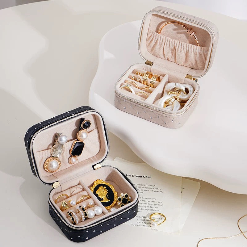 Luxury Quilted Jewelry Storage Box