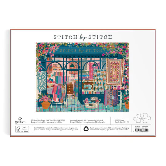 Stitch by Stitch 1000 Piece Puzzle Galison