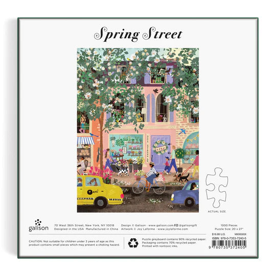 Spring Street 1000 Piece Puzzle Galison