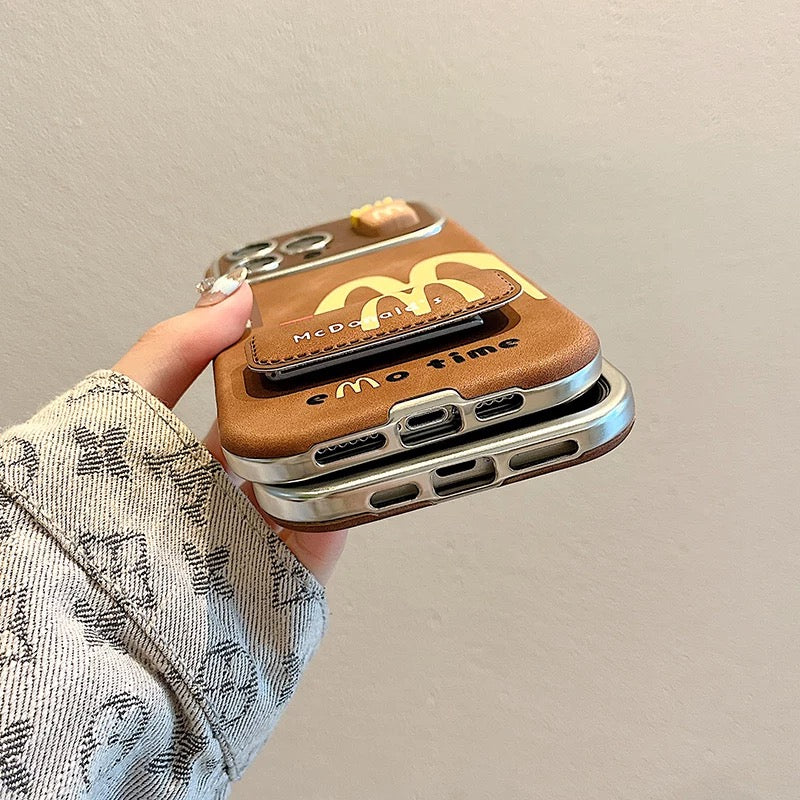 Creative Vintage Brown M Fries Phone Case V Boutique Studio