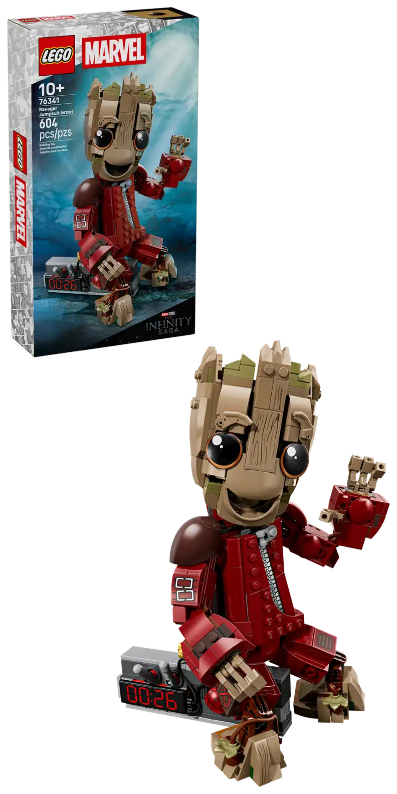 LEGO Marvel Ravager Jumpsuit Groot 76341