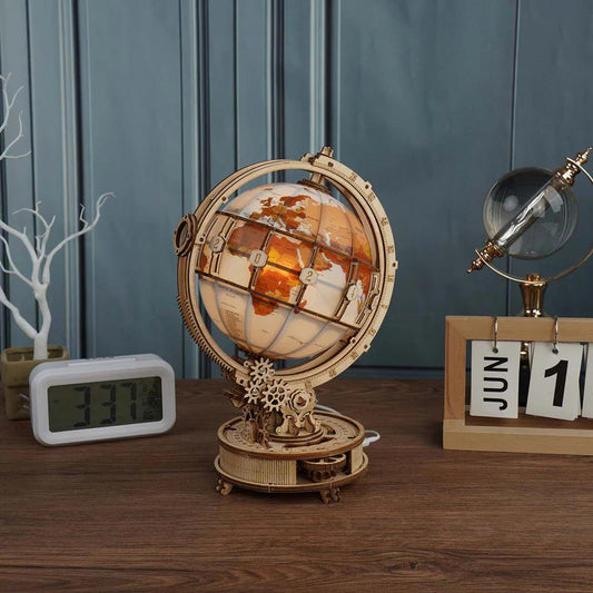 Luminous Globe – DIY Wooden Mechanical Puzzle Robotime