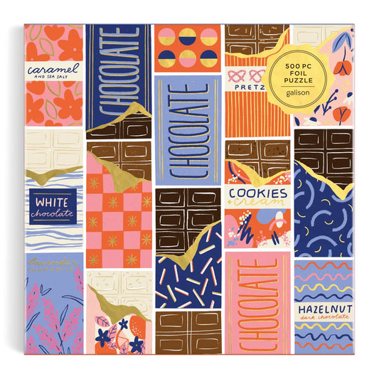 At the Chocolate Bar 500 Piece Foil Puzzle