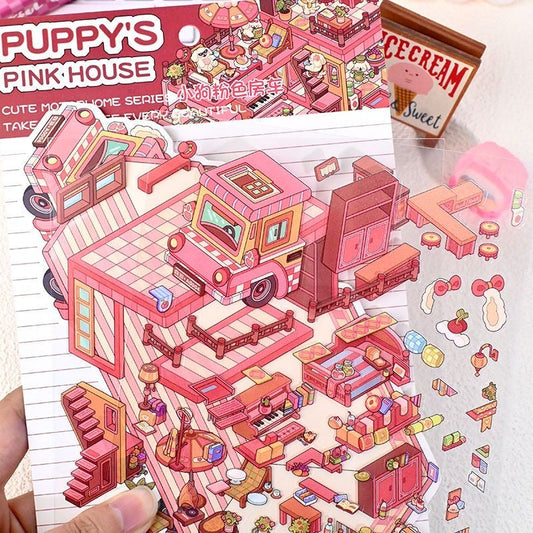 Kawaii 3D Storage Stickers – DIY Stickers for Planners & Journals V Boutique Studio