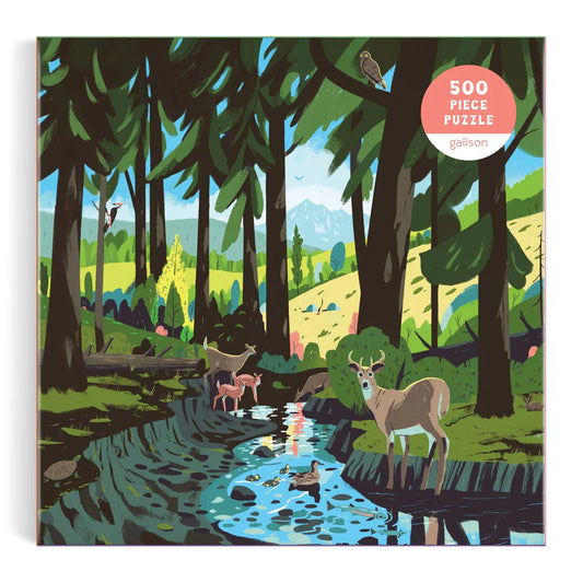 Woodland Pass 500 Piece Puzzle Galison