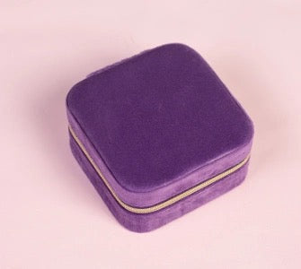 Custom Travel Jewelry Box – Personalized Organizer with Hooks & Rings
