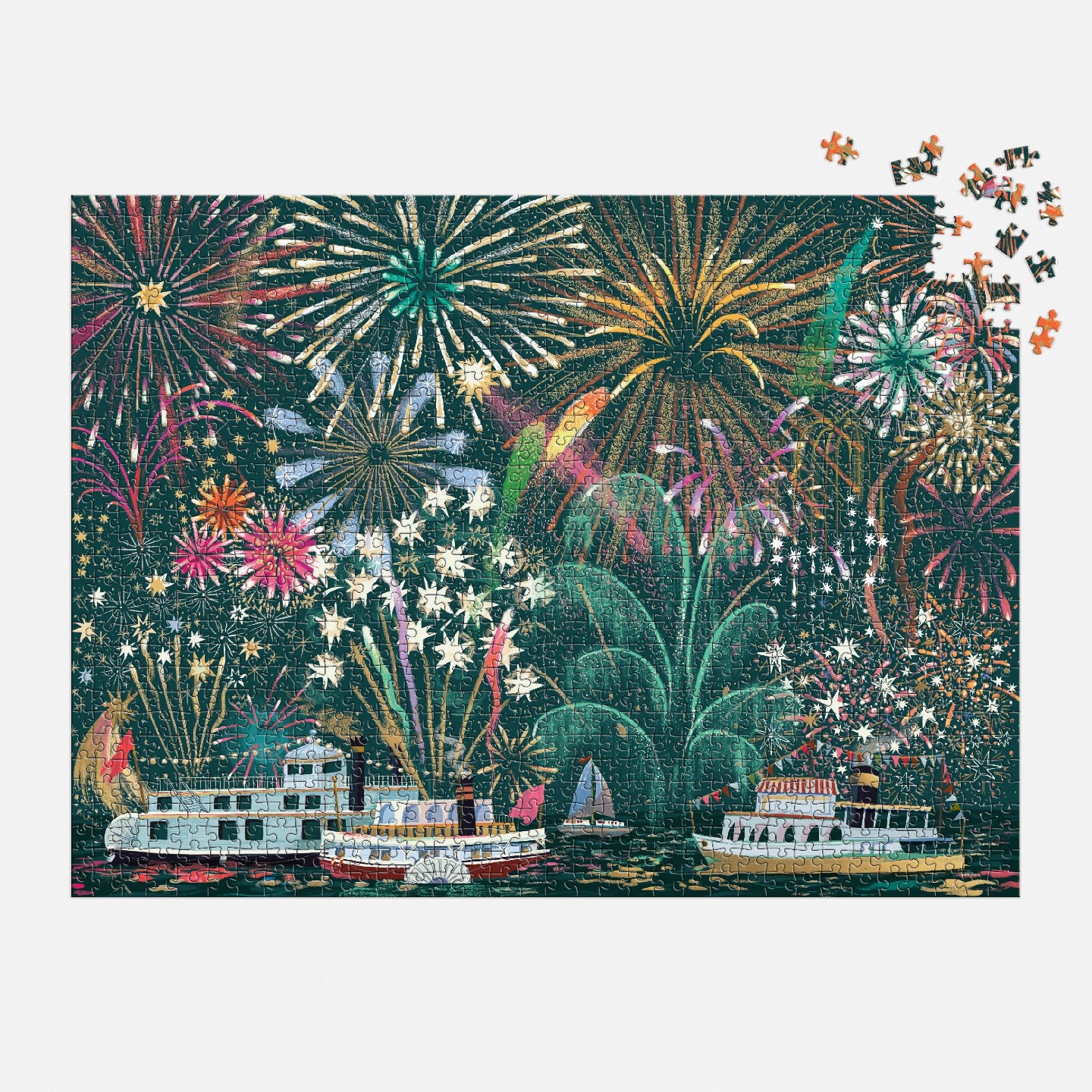 Fireworks Jubilee 1000 Piece Foil Puzzle