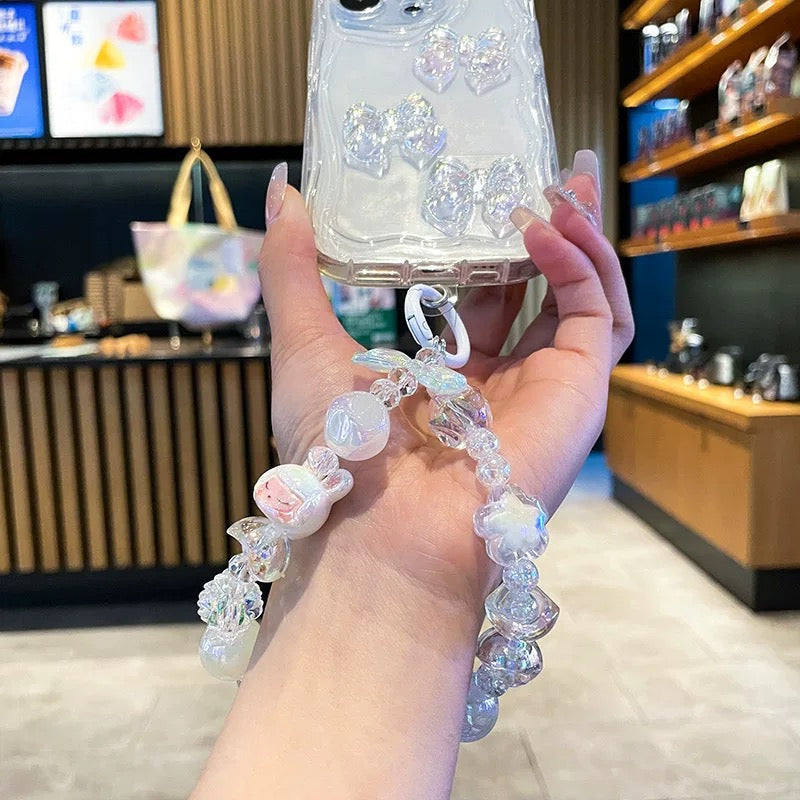Pop Mart Crystal Phone lanyard V Boutique Studio