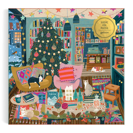Season's Readings 500 Piece Foil Puzzle Galison