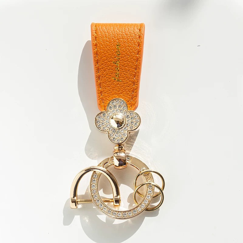Floral Brilliance Keychain