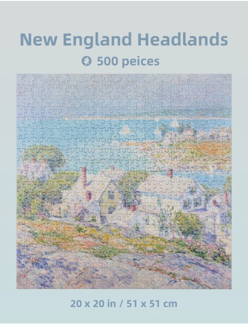 New England Headlands 500 Piece Jigsaw Puzzle