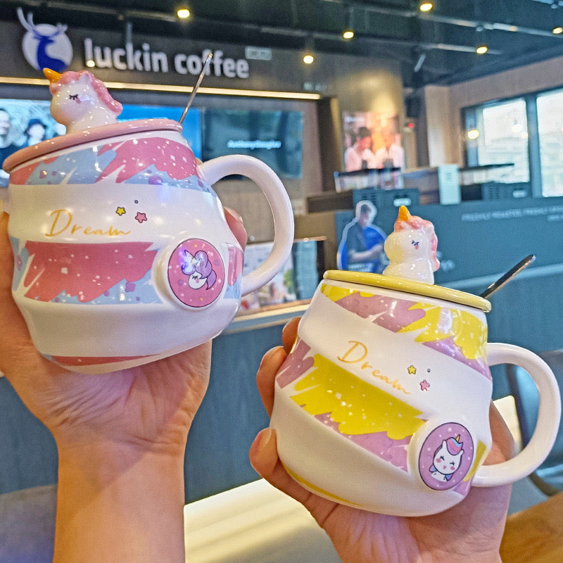 Spiral Unicorn Ceramic Mug V Boutique Studio