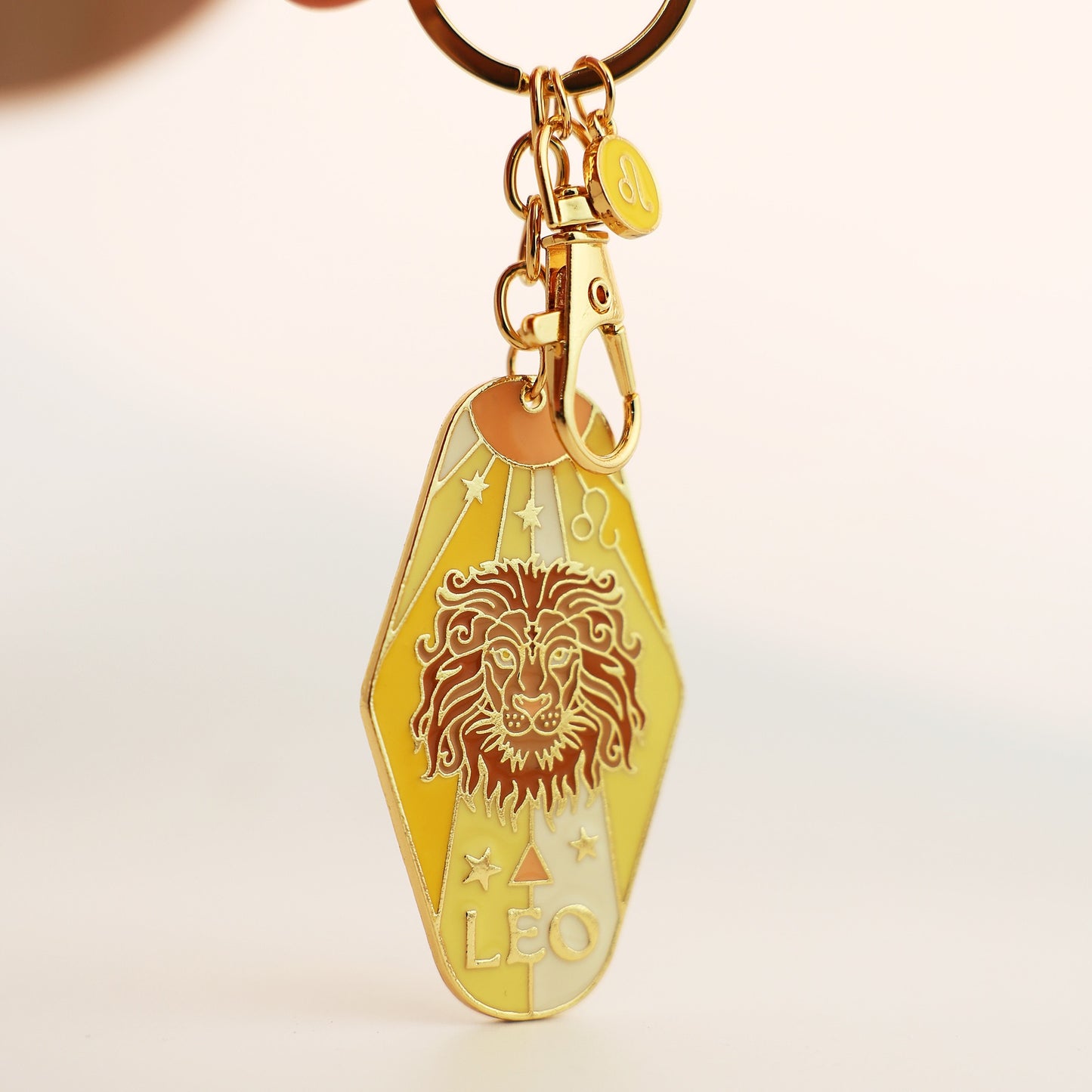 Zodiac Motel Keychain – Vintage Astrology Sign Gift
