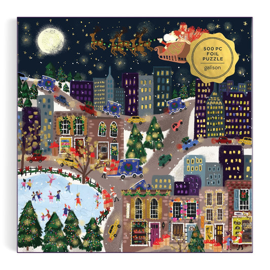 Joy Laforme Presentville 500 Piece Foil Puzzle Galison