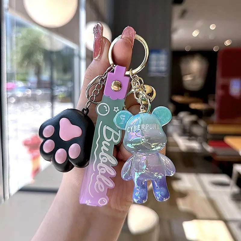 Colorful Little Bear Keychain V Boutique Studio-New