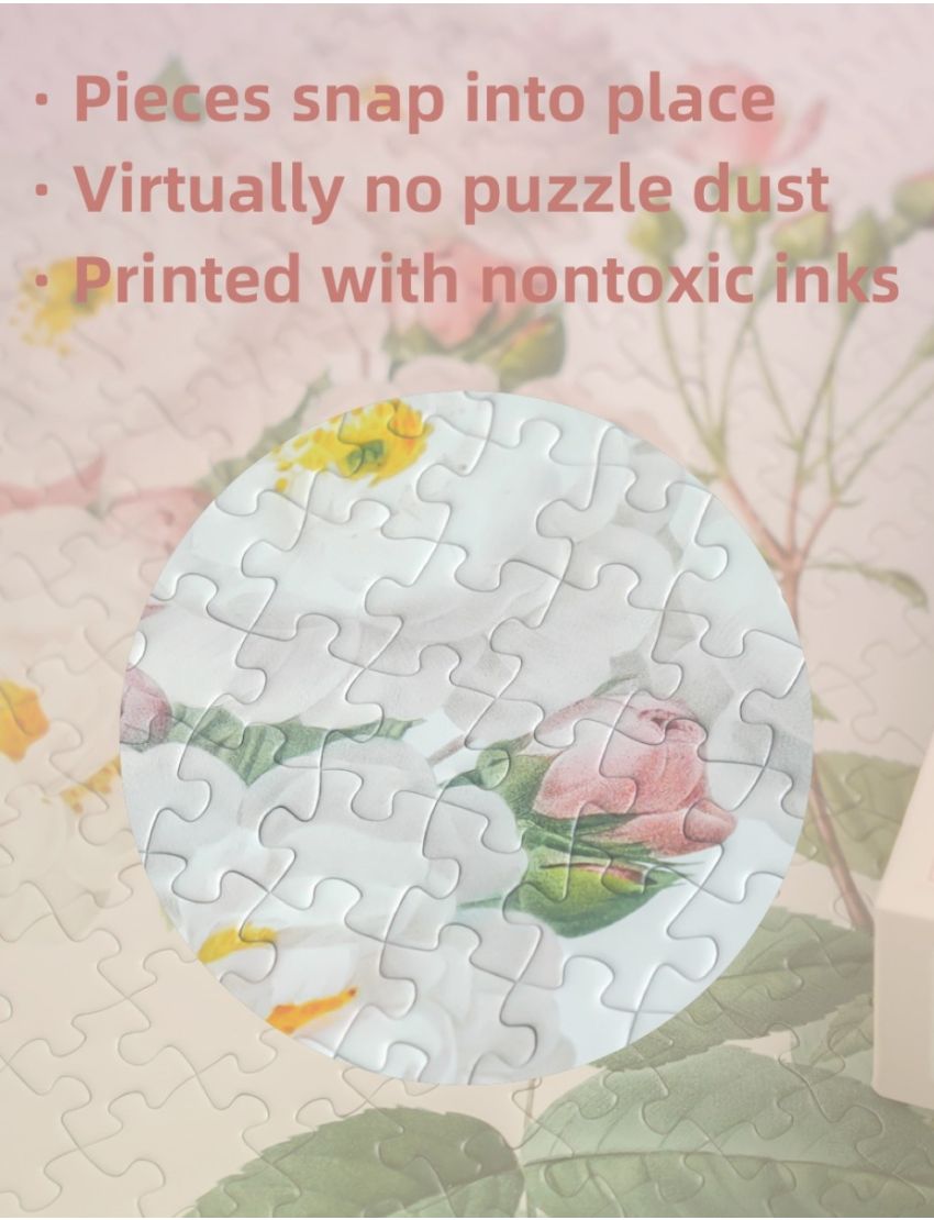 The Bibe of Roses (Pink) 500 Piece Jigsaw Puzzle