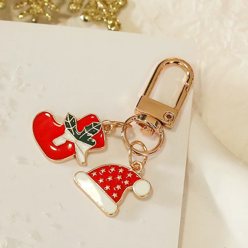 Happy Holiday Keychain V Boutique Studio
