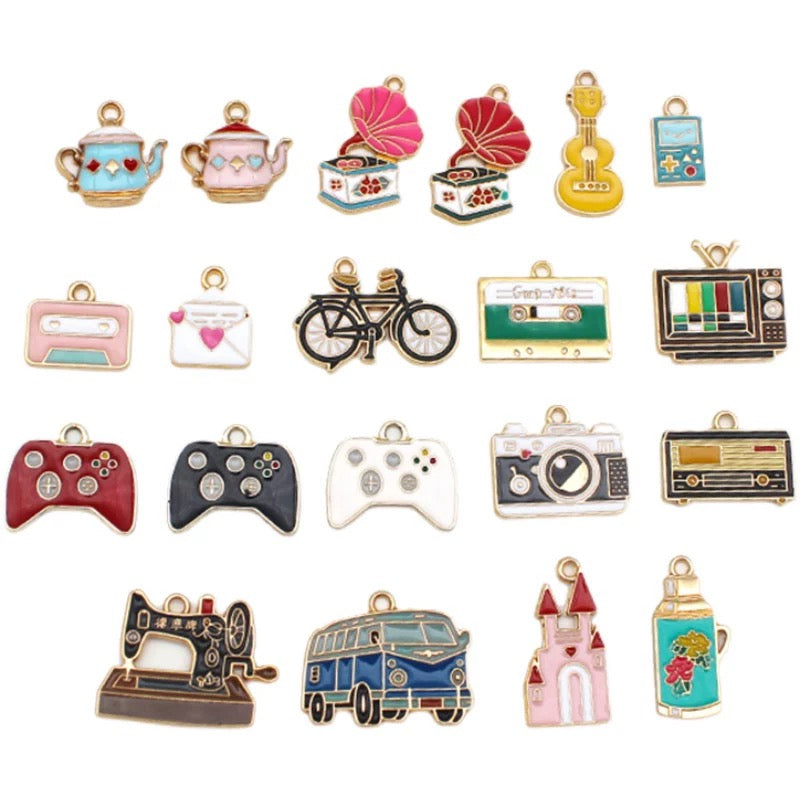 Vintage-Inspired Alloy Charms for Jewelry Making V Boutique Studio