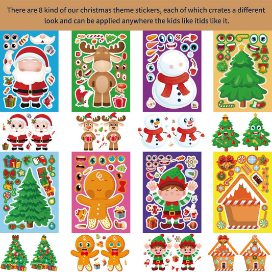 Christmas DIY Puzzle Sticker - 32 Sheets