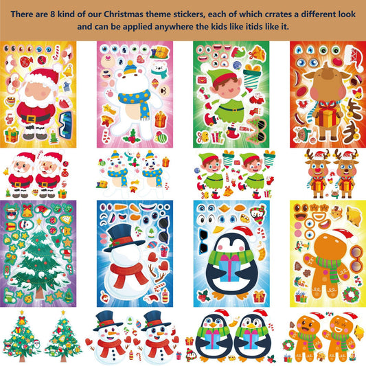 Festive Fun Christmas DIY Stickers - 30 Sheets V Boutique Studio