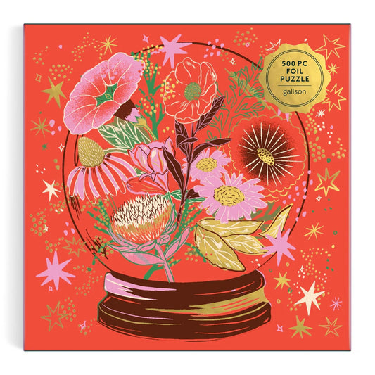 Flower Gazing 500 Piece Foil Puzzle Galison