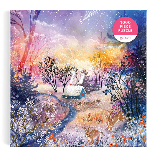 Enchanted Snowfall 1000 Piece Puzzle Galison