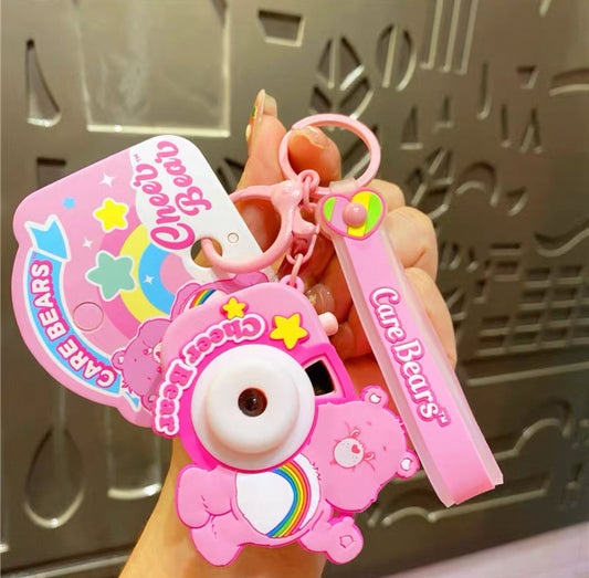 Cute Care Bears Projection Camera Keychain