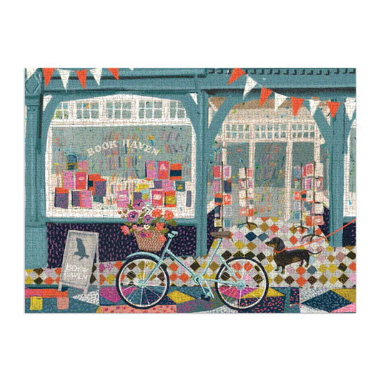Book Haven 1000 Piece Puzzle In Square Box Galison
