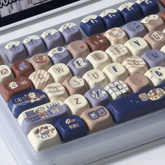 Coffee Dog Keycaps – Stylish & Fun Keycap for Mechanical Keyboards V Boutique Studio