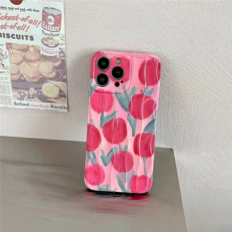 Tulip Flowers Phone Case V Boutique Studio Tulip Flowers Phone Case V Boutique Studio