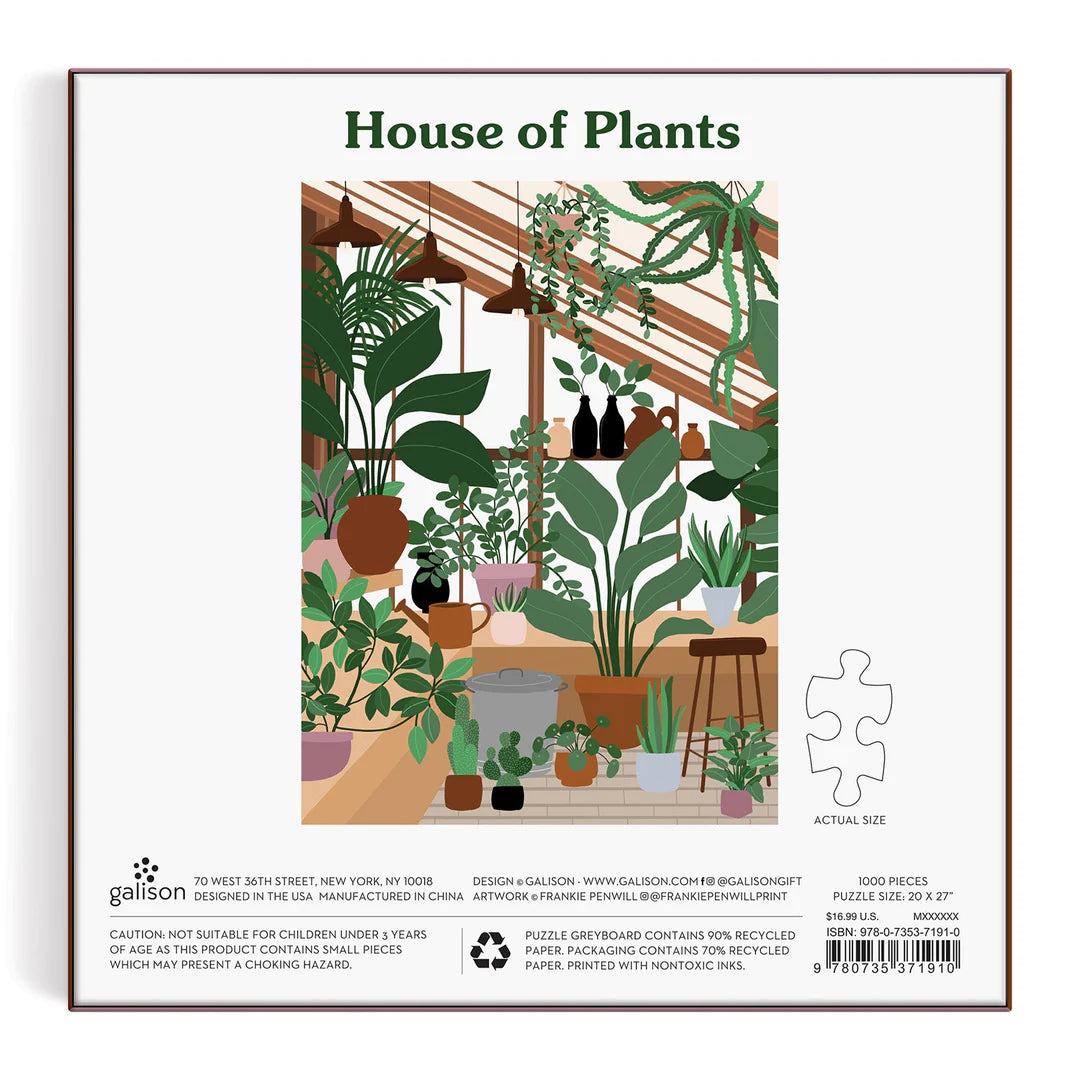 House of Plants 1000 Piece Puzzle Galison