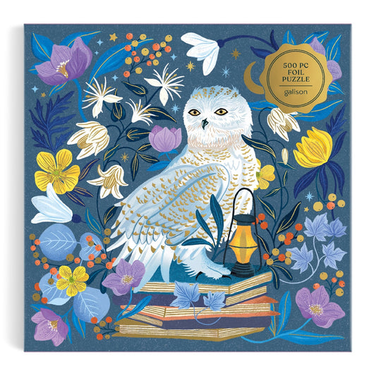 Celestial Owl 500 Piece Foil Puzzle Galison