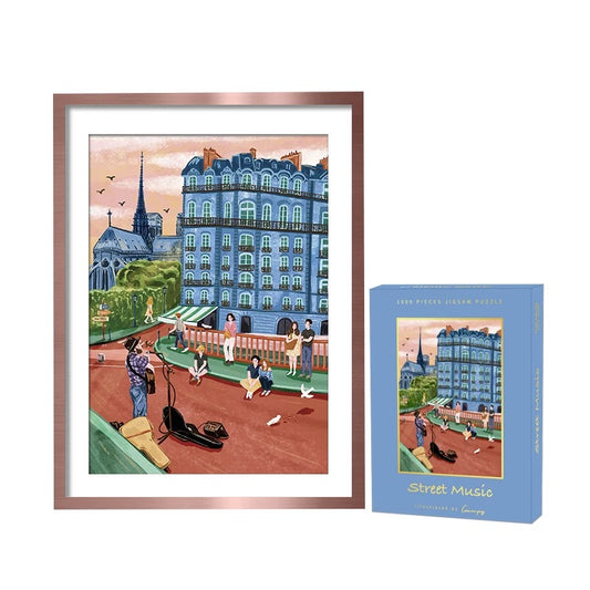 Street Music 1000 Piece Jigsaw Puzzle