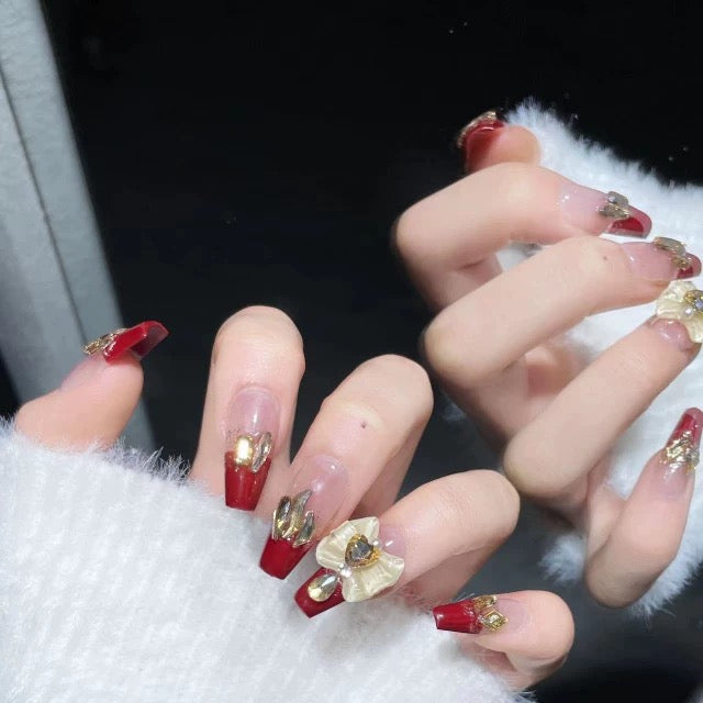 Crystal Kiss Press-on Nails