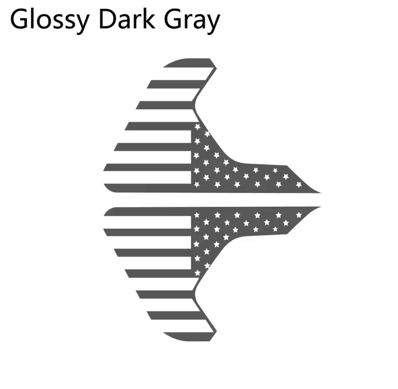 2 Pcs USA Flag Fender Vent Decals – Multi-Color Vinyl Stickers for Jeep