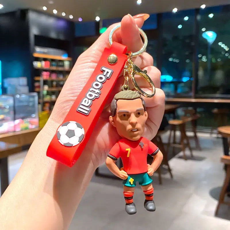 Football Star Keychain V Boutique Studio-New
