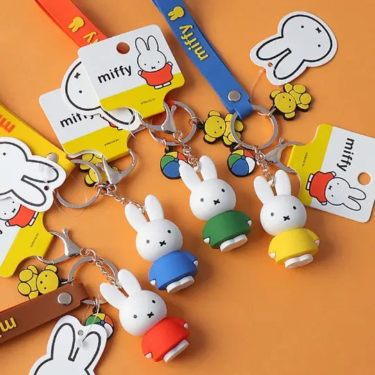 Miffy Bunny Keychain – Kawaii Silicone Bag Charm Gift Idea