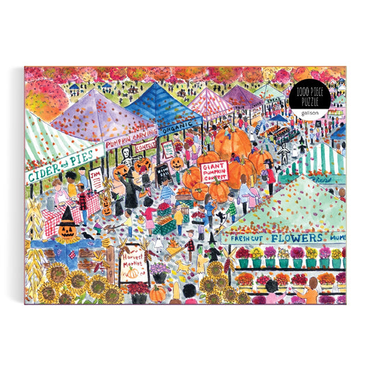 Michael Storrings Harvest Market 1000 Piece Puzzle Galison