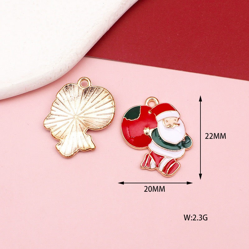 Festival Christmas Charms for Jewelry Making