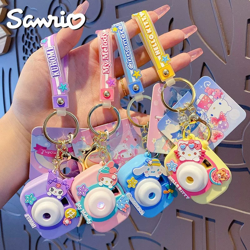 Sanrio Projection Camera Keychain Charm