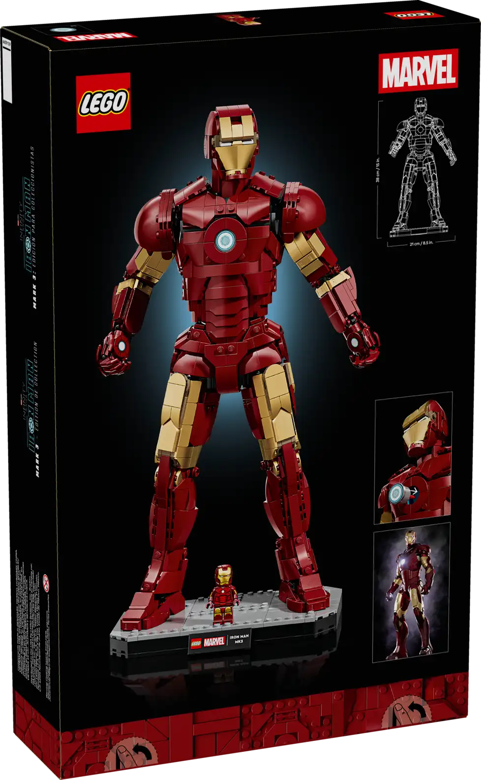 LEGO Marvel Iron Man Mark 3 Collectors' Edition 76344