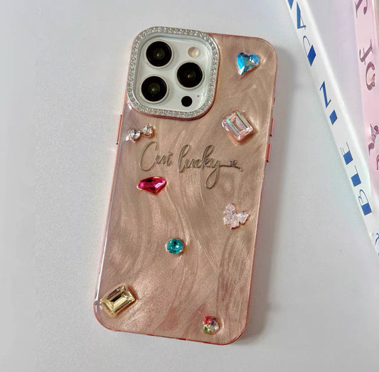 Personalized Name Bling Shell Phone Case V Boutique Studio