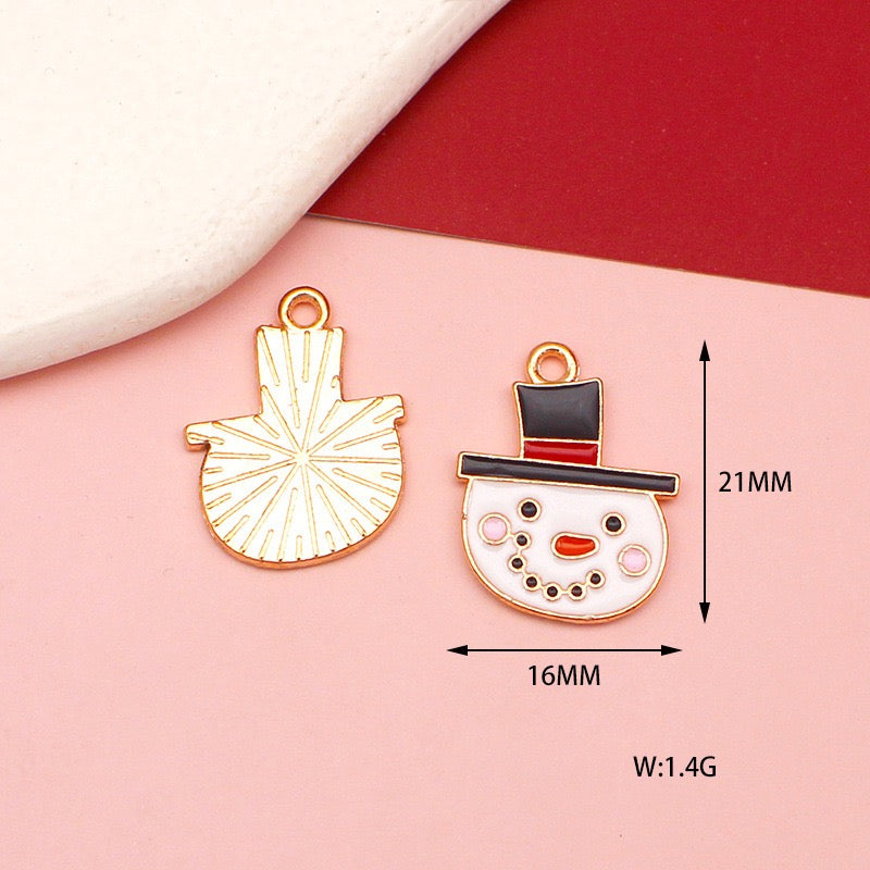 Festival Christmas Charms for Jewelry Making