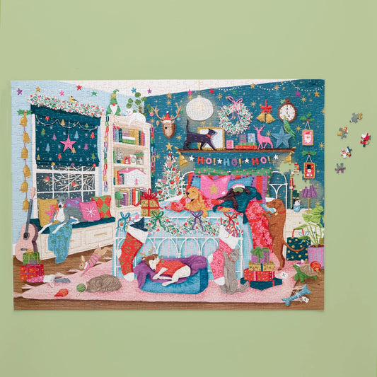 Christmas Morning 1000 Piece Puzzle WerkShoppe