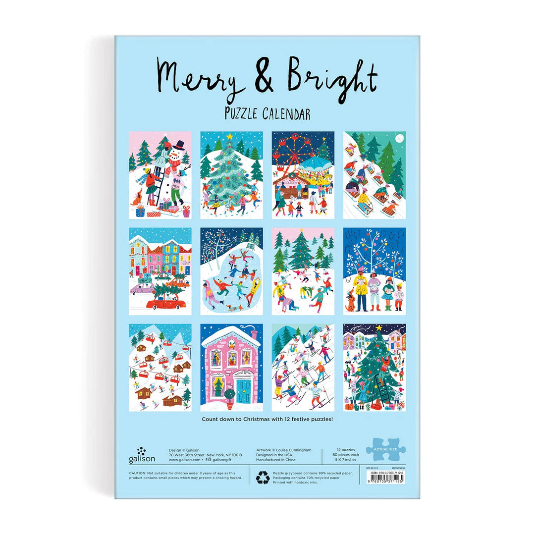 Michael Storrings 12 Days of Christmas Advent Puzzle Galison
