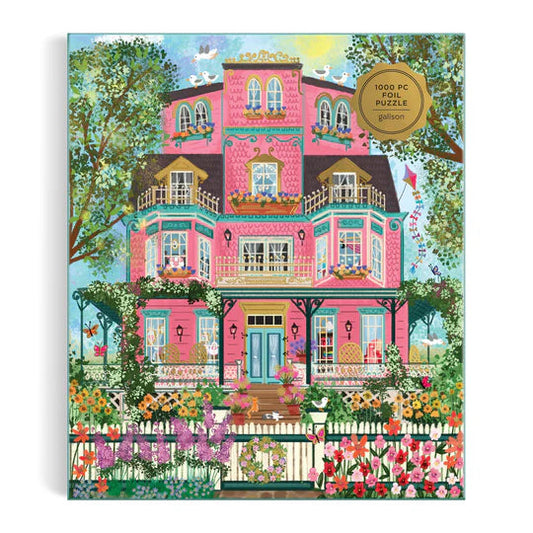 Joy Laforme Capeside Victorian 1000 Piece Foil Puzzle Galison