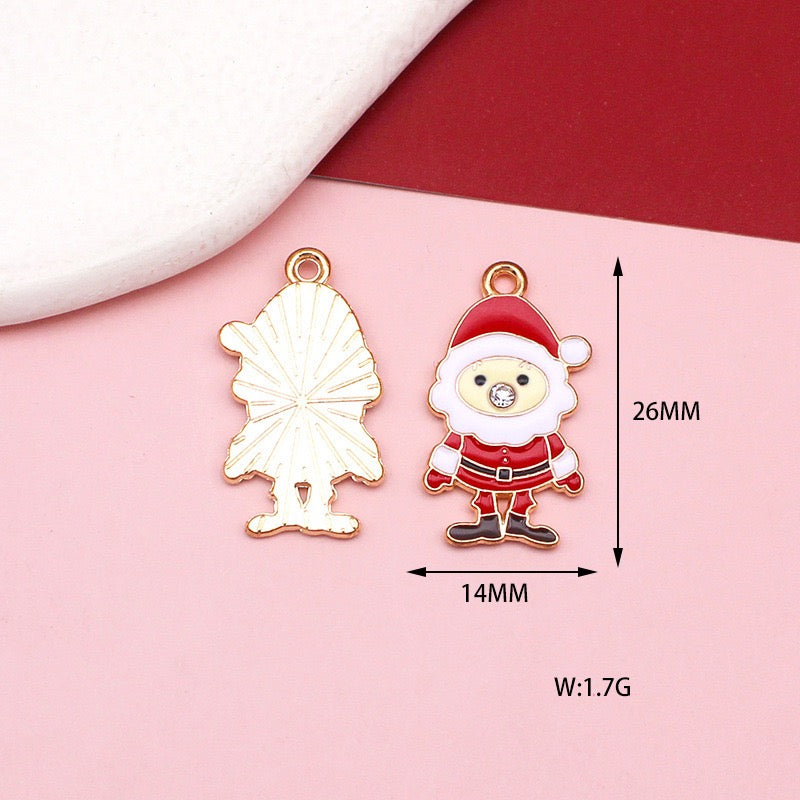 Festival Christmas Charms for Jewelry Making